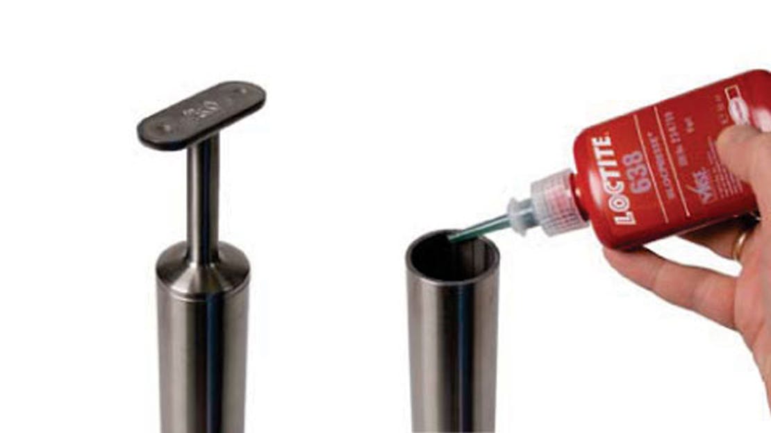 Using glue instead of welding for architectural products