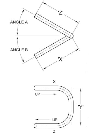 Dual Flight Wreath Right Hand Going Up Bend