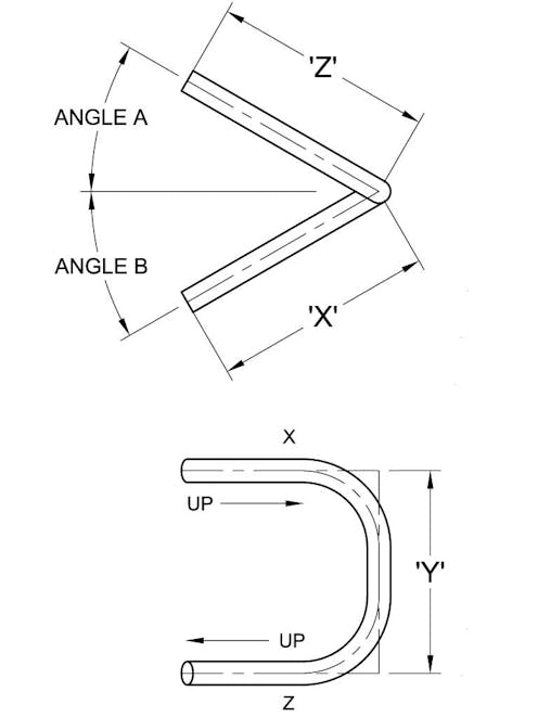 Dual Flight Wreath Right Hand Going Up Bend