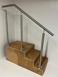 Adjustable Floor or Side Mounted to End Post Stair Balustrade Kit