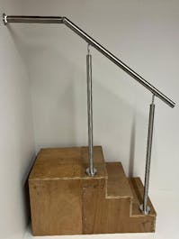 Adjustable Floor or Side Mounted to Wall Stair Balustrade Kit