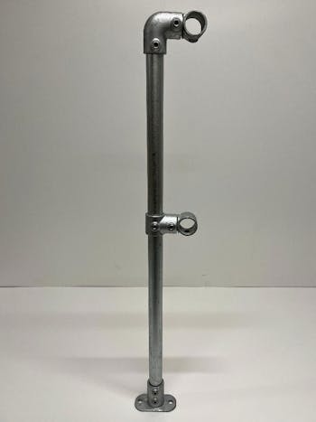 Pre Assembled Offset Rail Post for Fencing Infill Panels