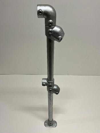 Sloping to Level Post
