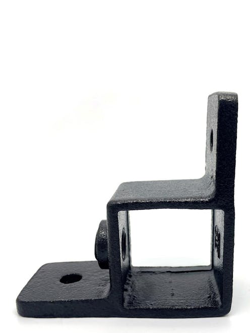 197 Double Lugged Corner Bracket (Square 25 x 25 Black)