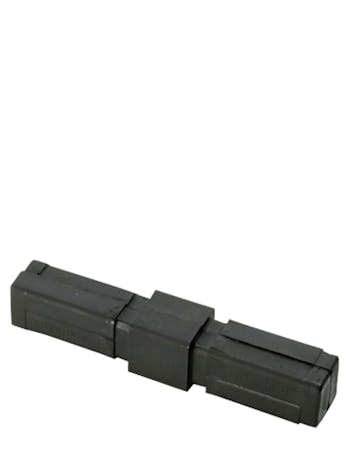 Square 25 x 25 x 2.0 Straight Inline Tube Connector