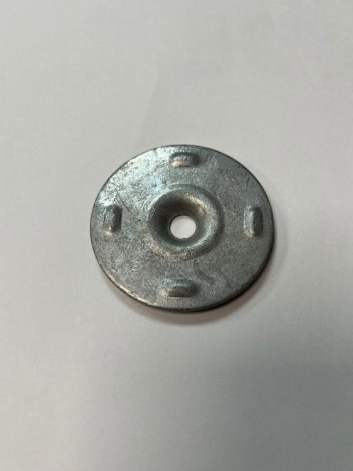 52mm Disc Top Clip Only Galvanised for GRP mini mesh or solid top flooring