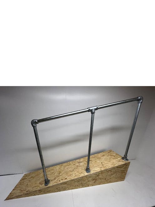 Ramp Handrail Side Mount or Slope Mounted Handrail Kit