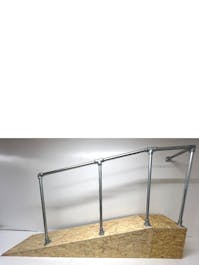 Ramp Handrail Side Mount or Slope Mounted 90 Degree to Wall Handrail Kit