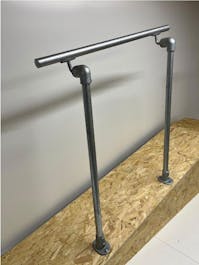 DDA Ramp Handrail Side mount or Slope mounted Handrail Kit