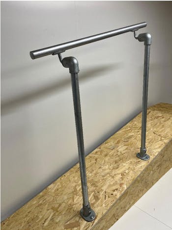 DDA Ramp Handrail Side mount or Slope mounted Handrail Kit