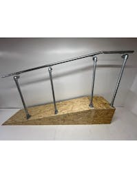 DDA Ramp Handrail Side Mount or Slope Mounted Handrail Kit to Landing