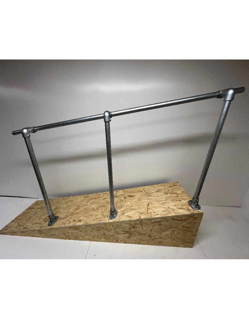 Ramp Handrail Side Mount or Slope Mounted OFFSET Handrail Kit
