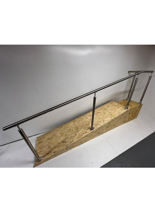 Ramp Balustrade Side Mount or Slope Mounted 90 Degree to End Post Handrail Kit