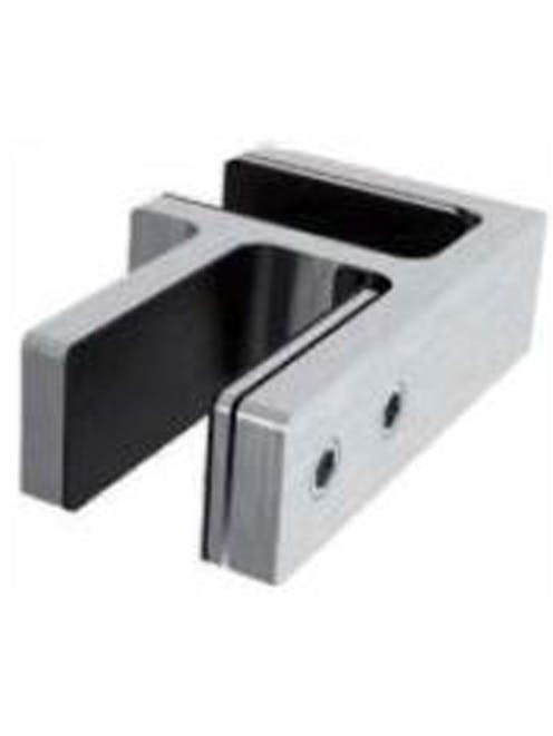 S.S. Grade 316 Glass Stiffener 90deg. to suit 16.76 to 21.52mm glass