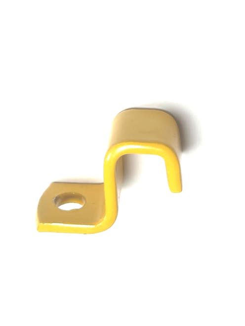 Flooring Single Leg Clip Yellow RAL 1003 (Nylon powder coated)