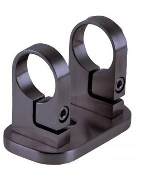 Stainless Steel Side Fix Bracket Compact 42.4x2.0 Black Satin