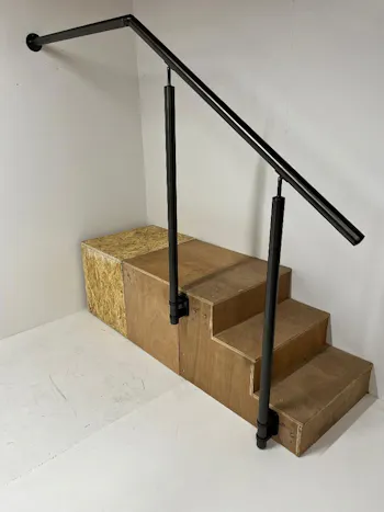 Adjustable Floor or Side Mounted to Wall Stair Balustrade Kit