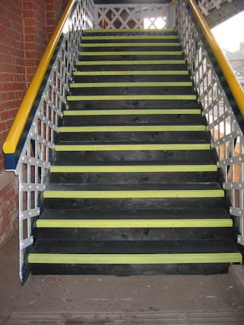 Stair Tread Cover in-situ