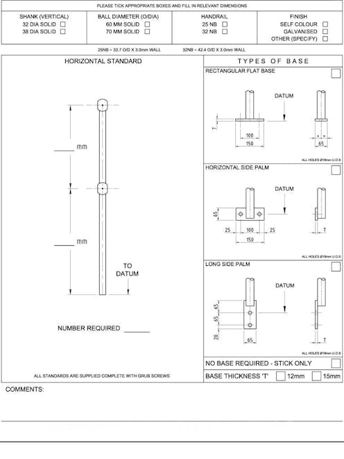Solid Standards Horizontal