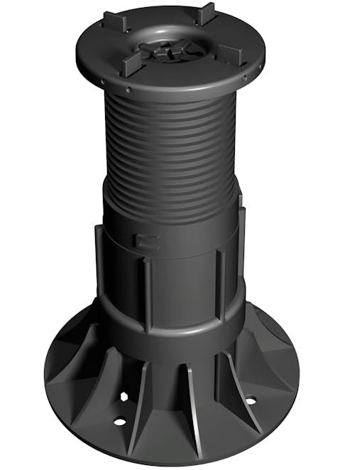 Pedestal Support with integrated slope corrector