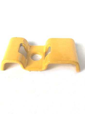 Flooring Top Clip Only Slotted Yellow RAL 1003
