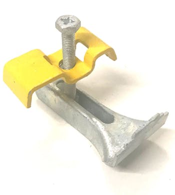 Flooring Standard Floorclip Galvanised with Yellow Top Clip Slotted