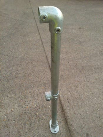 Pre Assembled End Post for Fencing Infill Panels