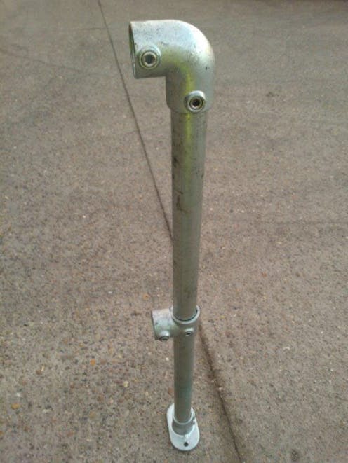 Pre Assembled End Post for Fencing Infill Panels