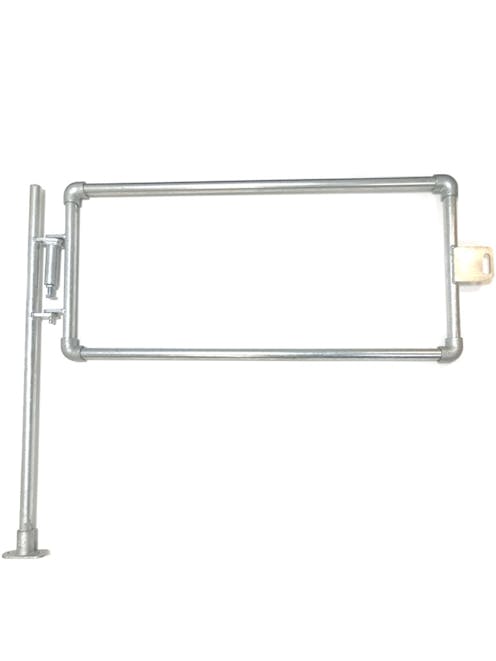 Self Closing Gate to Tube Half Height Adjustable Width & Height Galv.