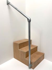 Terminated Wall-to-Floor Stair Handrail Kit