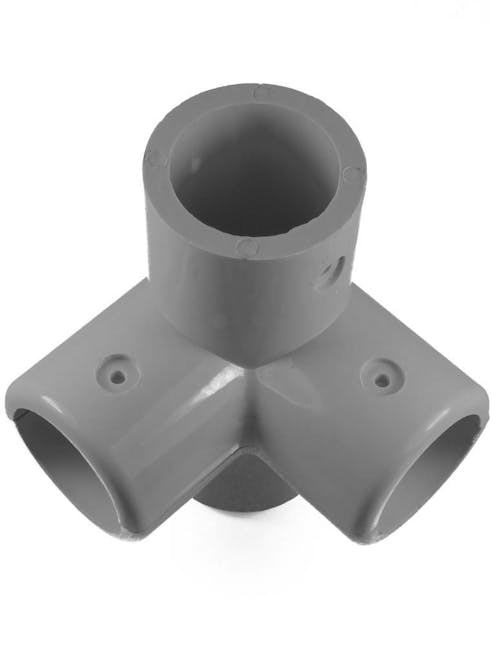 HR014-G GRP Handrail Mid Corner Grey