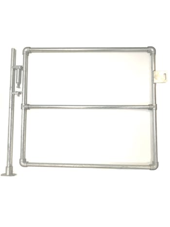 Self Closing Gate to Tube Full Height Adjustable Width & Height Galv.