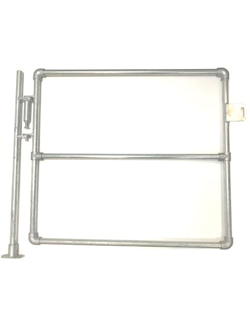 Self Closing Gate to Tube Full Height Adjustable Width & Height Galv.