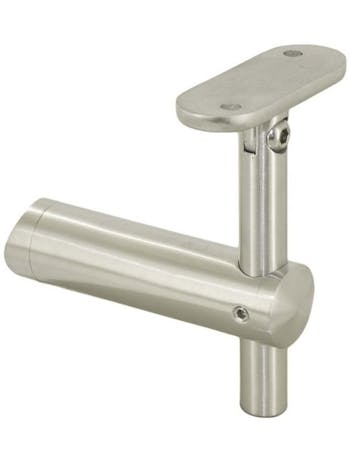 S.S. H.R. Bracket To Tube With Adjustable Flat Top