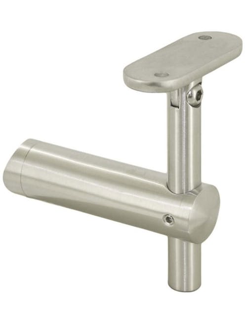 S.S. H.R. Bracket To Tube With Adjustable Flat Top