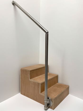 Adjustable Wall-to-Floor Terminated Stair Balustrade Kit