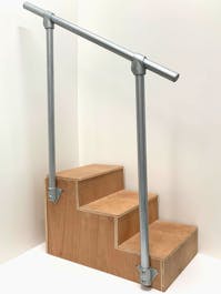 Fixed Side Mounted Floor Stair Handrail Kit