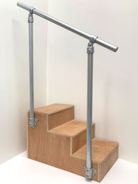 Adjustable Side Mounted Floor Stair Handrail Kit