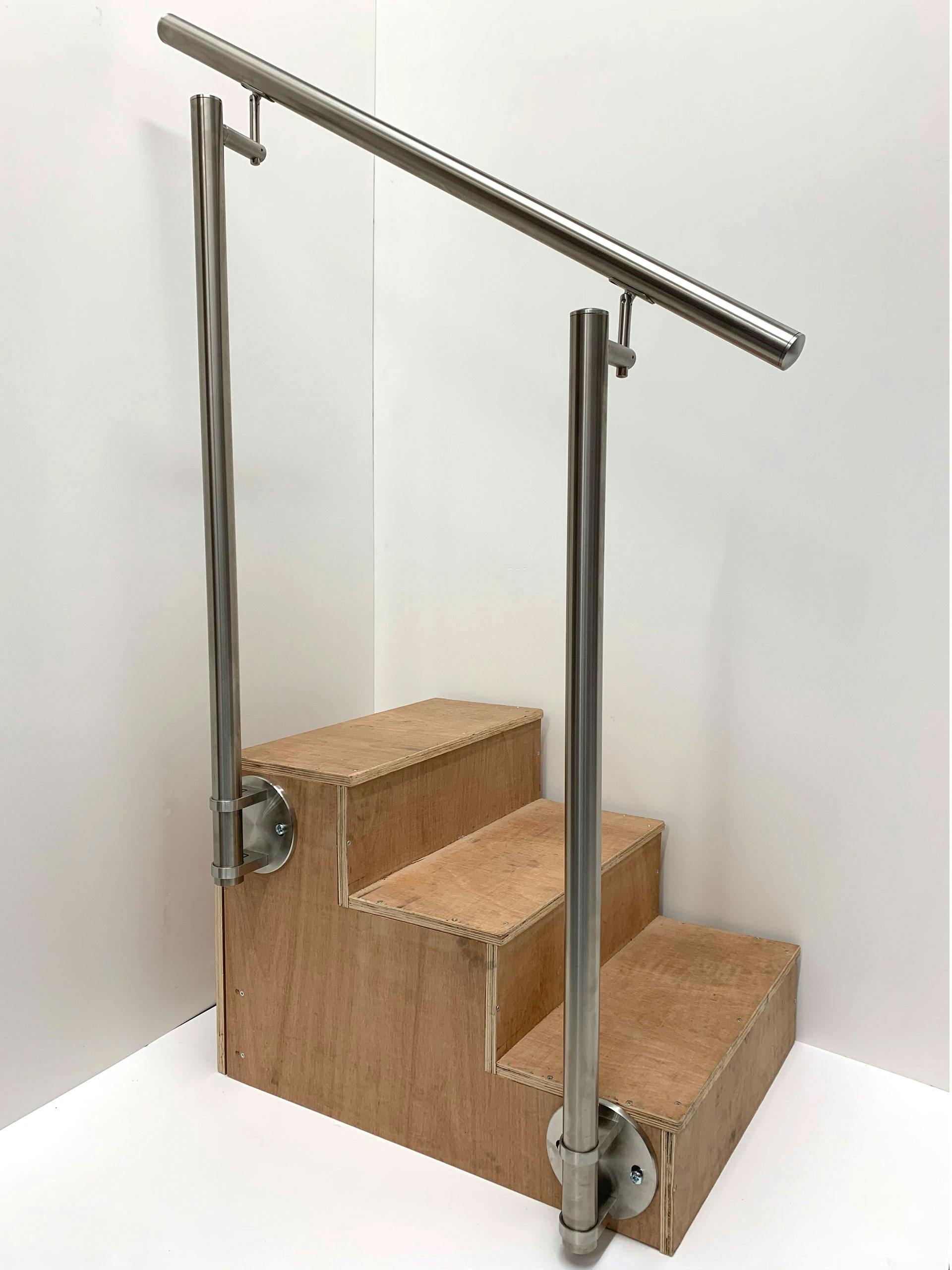 Adjustable Floor or Side Mounted Offset Stair Balustrade Kit