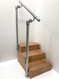 Adjustable Stair DDA Handrail Kit (2 uprights, 1 rail)