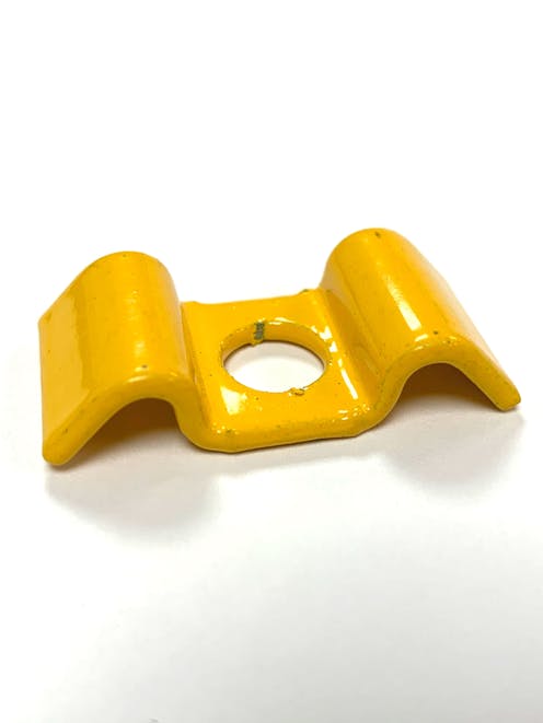 Top Clip Only to suit 21mm pitch Galvanised & Yellow RAL 1003