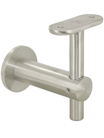 S.S. H.R. Bracket To Wall With Straight Flat Top