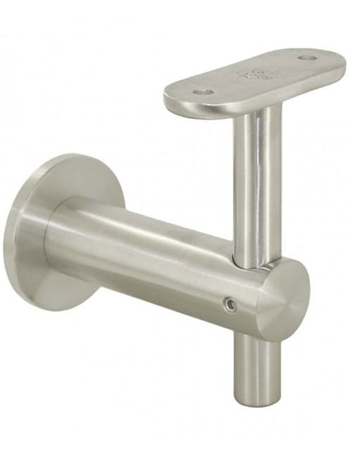 S.S. H.R. Bracket To Wall With Straight Flat Top