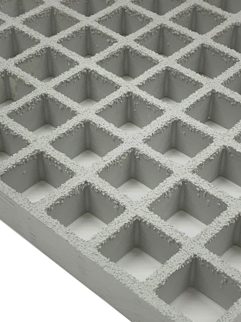 38mm Thick 'Type I' GRP Grating - various options grey RAL 7040