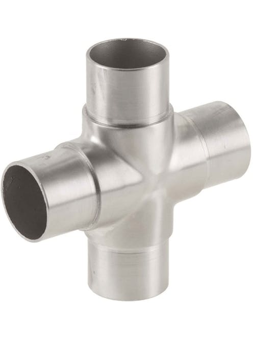 Stainless Steel Four Way Cross