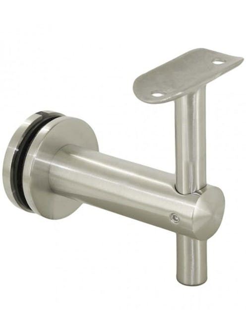 S.S. H.R. Bracket To Glass Straight Top