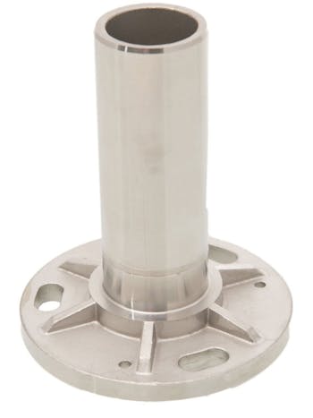 Stainless Steel 120dia. Base Plate With 100mm Spigot