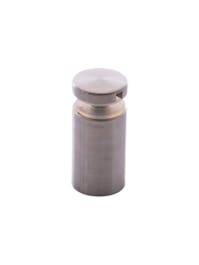 Stainless Steel Small Glass Adapter Flat Back 50mm Spacer