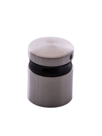 Stainless Steel Large Glass Adapter Flat Back 40mm Spacer