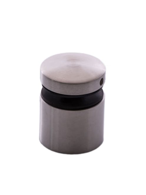 Stainless Steel Large Glass Adapter Flat Back 40mm Spacer